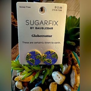 Sugarfix by Baublebar "Globetrotter" Rhinestone Earrings New!
